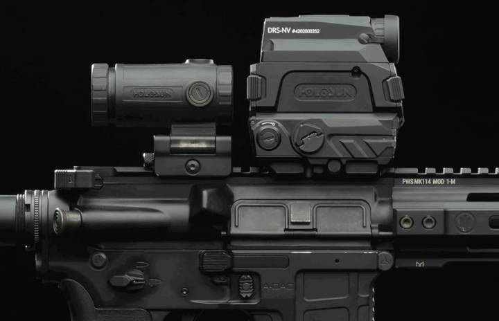 Red dot magnifier combo