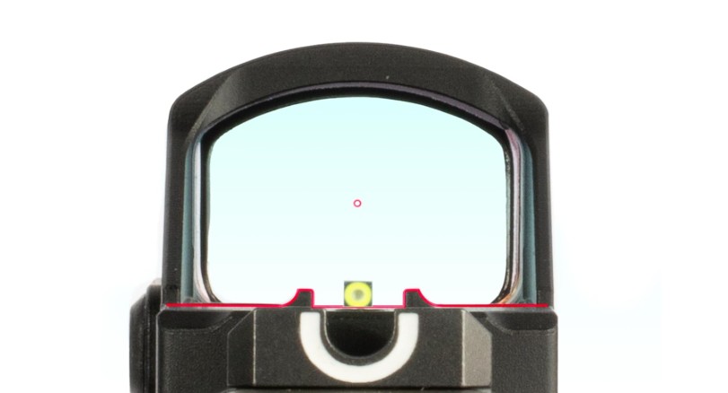 Red dot for astigmatism.